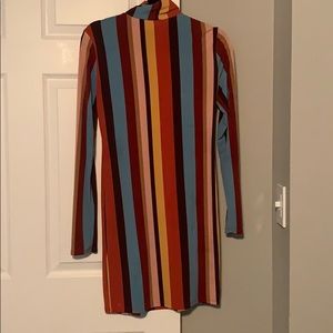 Striped 80s Style Dress